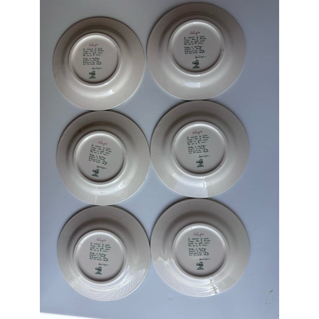 1990s Gien Volupte Side Plate - Set of 6 For Sale In San Francisco - Image 6 of 9