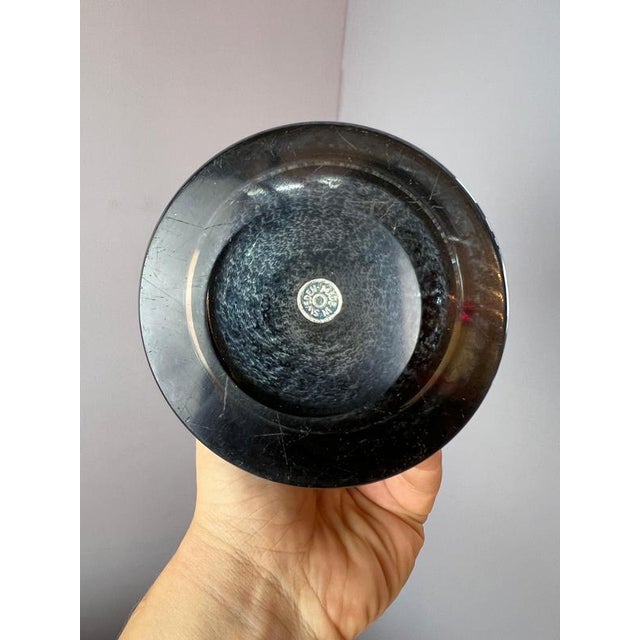 Glass Vase in Grey by Bo Borgström for Åseda Glasbruk For Sale - Image 7 of 11