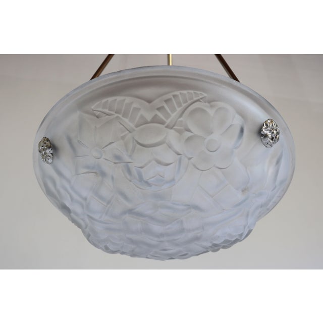 Art Deco Pendant Light by David Gueron Degue, 1930 For Sale - Image 9 of 12