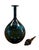 The Joe Cariati Large Tear Drop Decanter in Steel Blue is a hand‑blown glass statement piece defined by its tall,...