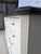 Metal 1970s Off White / Cream 10 Drawer Bassett Dresser With Champagne Gold Hardware. For Sale - Image 7 of 14