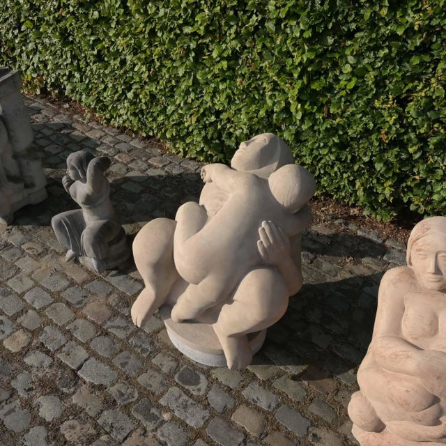 Stone Statue by Jan Keustermans, 1980s For Sale - Image 12 of 13