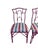 2 Vintage Chinese Chippendale Regency Side Chairs Dining Aluminum Faux Bamboo For Sale - Image 4 of 14