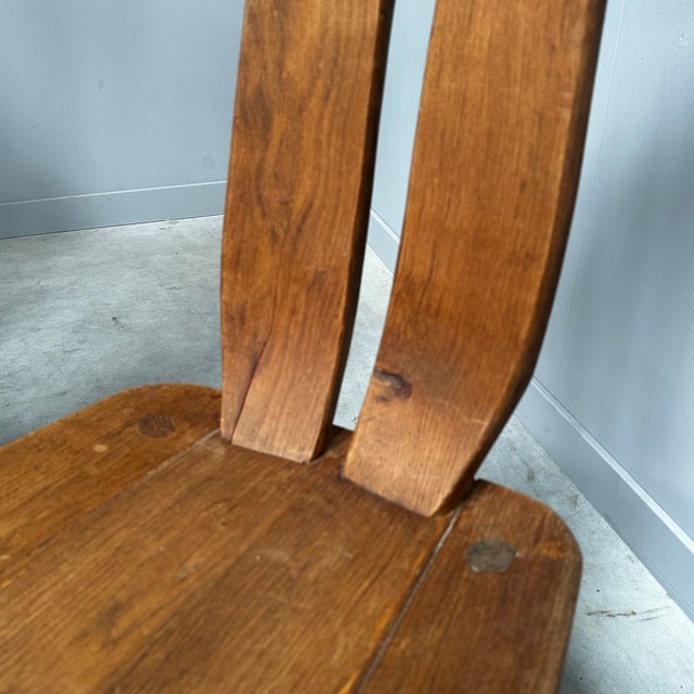 Brown Vintage Dining Chairs attributed to De Puydt, Belgium, 1960s, Set of 4 For Sale - Image 8 of 12