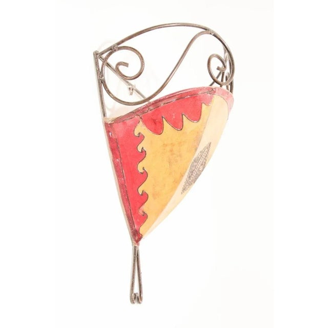 Metal Late 20th Century Vintage Moroccan African Ethnic Art Wall Decor For Sale - Image 7 of 12