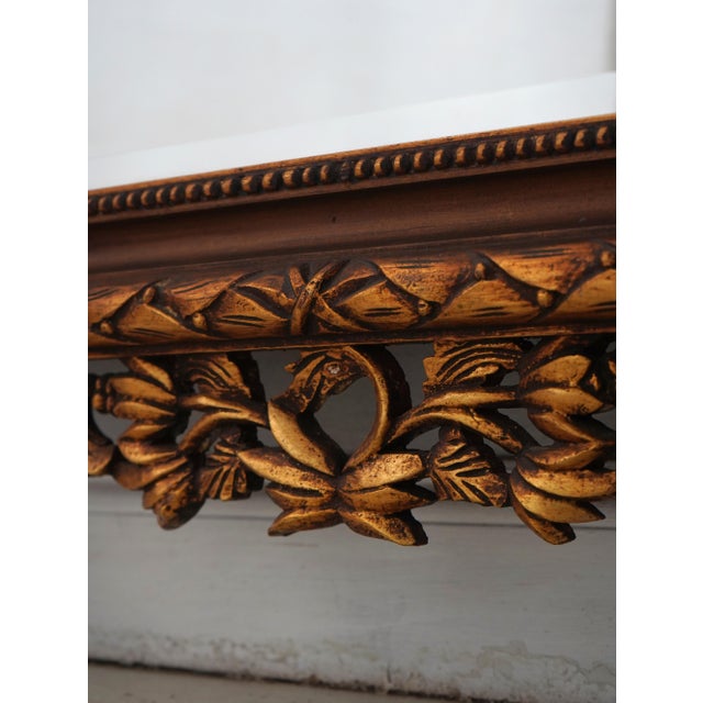 Monumental Large Gold Finish Ornate Frame Mirror For Sale In Philadelphia - Image 6 of 13