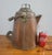 Farmhouse Antique Primitive Copper Coffee Kettle Campfire Pot For Sale - Image 3 of 10