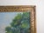 Wood Vintage 1930s Farmhouse Landscape Painting For Sale - Image 7 of 8