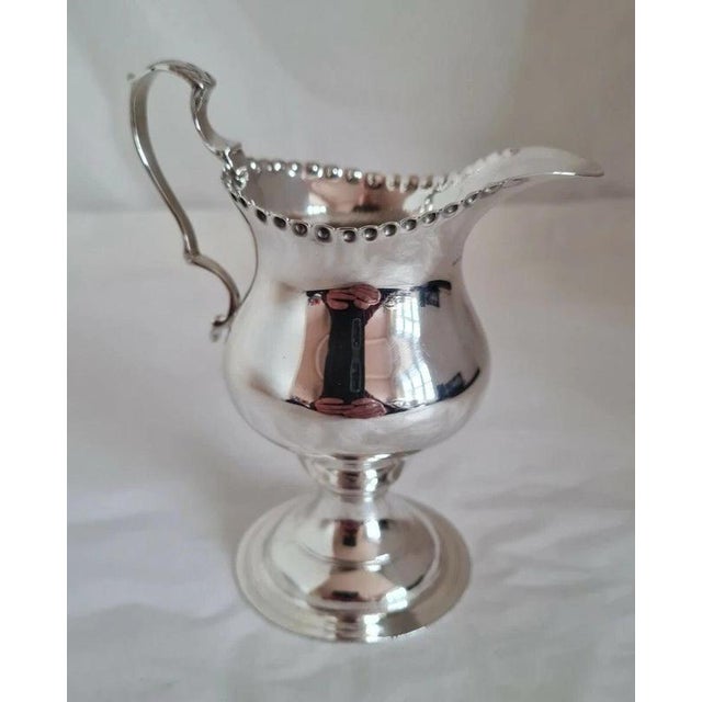 Sterling Silver Cream Jug from Deakin & Francis, Birmingham, 1912 For Sale - Image 3 of 12