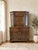 Brown Renaissance Revival Style Carved Cabinet With Diamond Inlay For Sale - Image 8 of 9