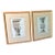 Late 20th Century Pair of Framed Roman Architectural Engravings After v. Feoli, W. King Ambler, 22” X 26” For Sale
