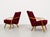 Raspberry Red Pair - Mid Century Modern Lounge Chairs by Jaroslav Smidek, Made in Czechoslavakia, C. 1960s For Sale - Image 8 of 15
