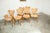 Beige Chairs and Lounge Armchairs attributed to Roger Landault for ABC, 1950s, Set of 6 For Sale - Image 8 of 18