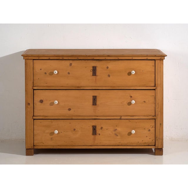 Vintage Three Drawer Dresser, 1920 For Sale - Image 6 of 11