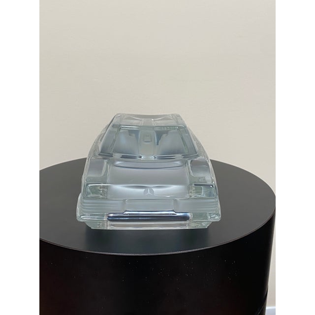 Glass Vintage Daum France Crystal Mercedes Sl 500 Car Figurine For Sale - Image 7 of 18