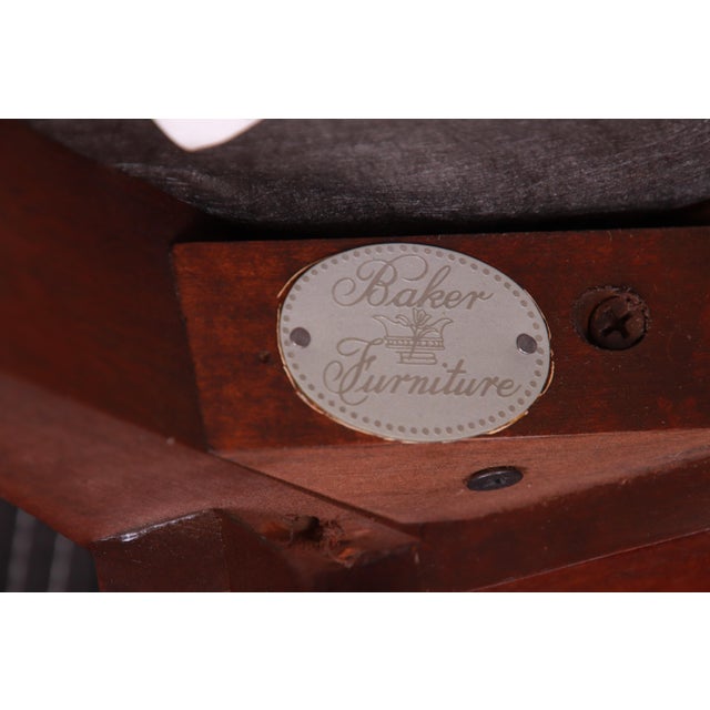 Baker Furniture Historic Charleston Queen Anne Carved Mahogany Dining Armchairs, Pair For Sale - Image 10 of 12