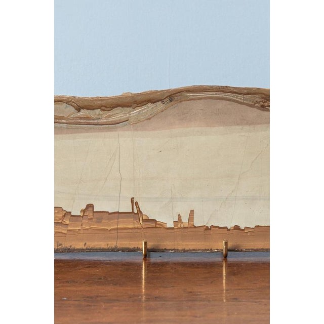 A pietra paesina, also known as Italian landscape stone or ruin marble, discovered in Tuscany near Florence. Formed from...