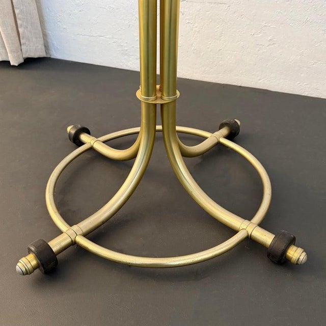 1930s 1930s Art Deco Tubular Anodized Aluminum Standing Coatrack by Warren McArthur For Sale - Image 5 of 10