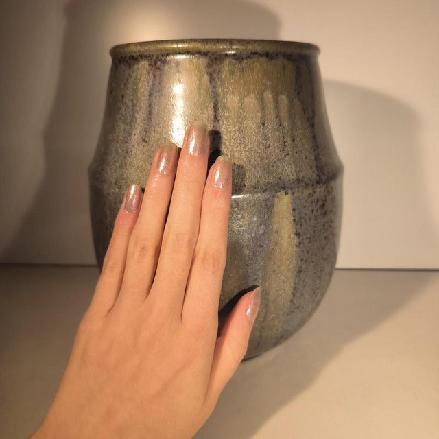 Cris agterberg and roger guerin, art deco sandstone vase, ca 1925. Rare artistic collaboration carried out in the...