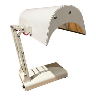 1960s White Northern Light Technologies SADelite Desk Lamp Light Therapy Canada For Sale