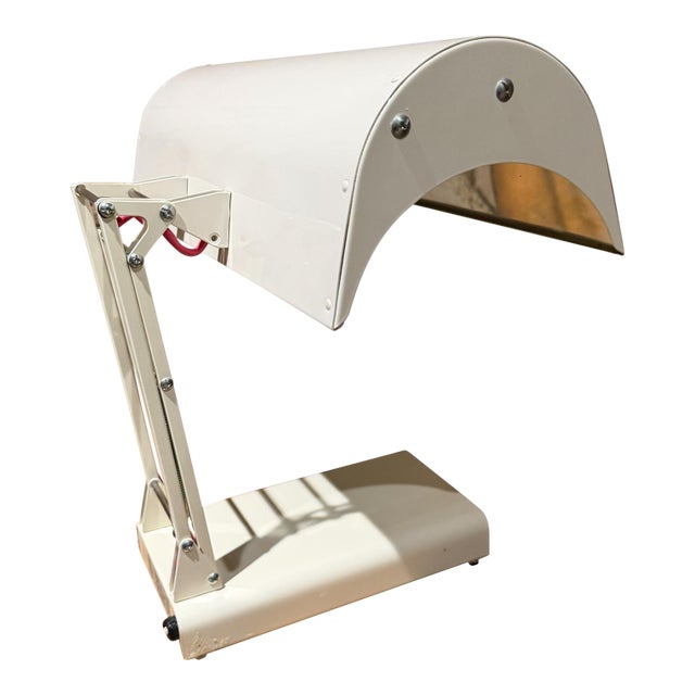 1960s White Northern Light Technologies SADelite Desk Lamp Light Therapy Canada For Sale