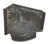 An antique tin-plated metal chocolate or ice cream mold shaped like a nesting hen. These highly collectible, two-part...