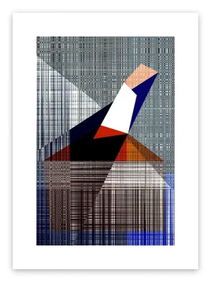 Contemporary Abstract New Media Art Print "Straec #41" Luuk De Haan