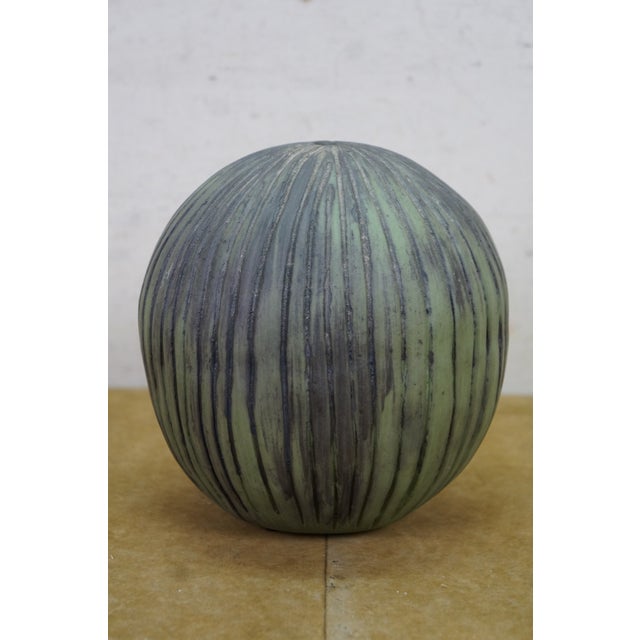 Yelyn Vivoni Modern Ceramic Bud Vase Orb 6" For Sale - Image 4 of 12