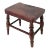 Antique Circa Mid 19th Century Country American Chestnut Wood Footstool - Fireside Stool For Sale
