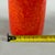 Red Ceramic Vase with Lava Effect from Artigianato Italiano, 1970s For Sale - Image 9 of 11