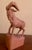 Mid 20th Century Large Black Forest Wooden Ibex (Iberian) Carving For Sale - Image 9 of 12