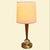 Vintage Mid-Century Modern Walnut and Brass Table Lamp With Clear Glass Orb Base Accents For Sale In Fayetteville, AR - Image 6 of 6