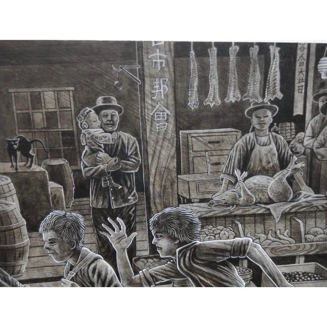 Illustration 1980 Peter Thorpe Jack London Book Illustration For Sale - Image 3 of 4