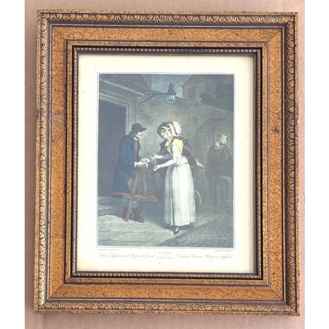 Early 20th Century Vintage Print from Wheatley Cries of London "Knives, Scissors, Razors to Grind" For Sale - Image 5 of 5