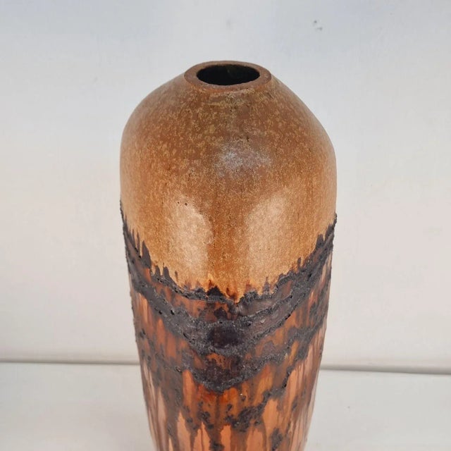 Giant Ceramic Floor Vase, 1970s For Sale - Image 4 of 12