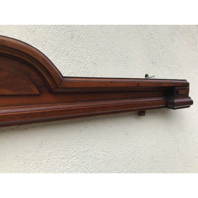 Historic Walnut Pediment For Sale - Image 9 of 18