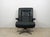 Mid-Century Leather and Chrome Lounge Chair, 1960s, in Very Good conditions. Designed 1960 to 1969