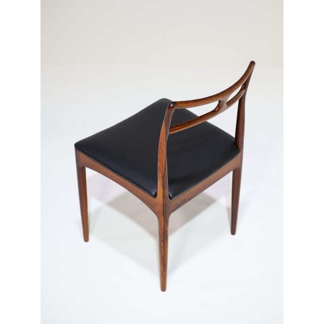 Model 94 Dining Chairs by Johannes Andersen for Christian Linneberg, 1960s, Set of 6 For Sale - Image 12 of 18