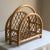 Vintage Boho Bamboo Magazine Rack For Sale - Image 4 of 13