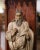 Figurative 18th Century French Polychrome Carved Moses Sculpture in Gothic Oak Shrine For Sale - Image 3 of 12