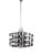 - Cyclone pendant in chromed steel and aluminum - Eight-light pendant - Attributed to Max Sauze for Sciolari Up to 250V...
