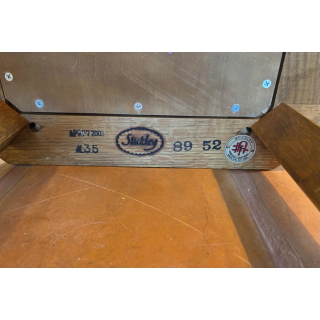 Stickley Vintage Gustav Stickley Side Tile Plant Table 2003 For Sale - Image 4 of 11