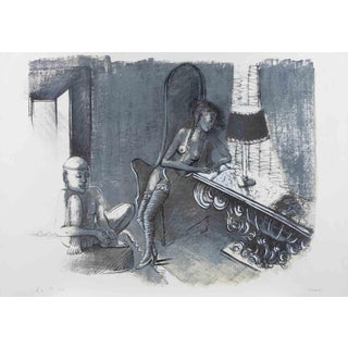 Sergio Vacchi, Dreams, Lithograph, 1980s For Sale