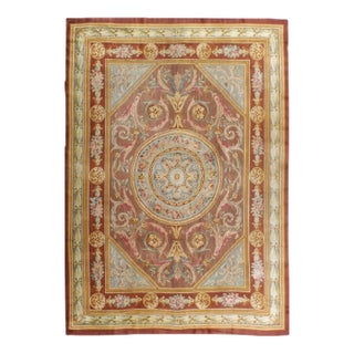 Antique French Savonnerie Rug in the Style of Louis XV For Sale