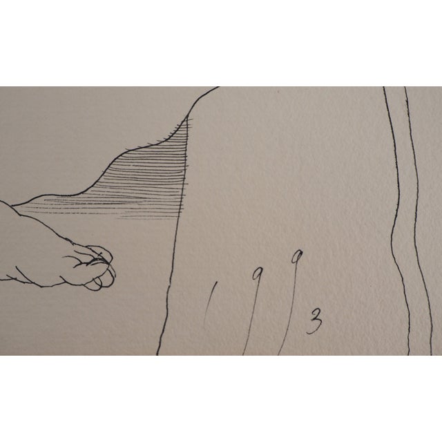 The Lovers and the Pilgrim Drawing by Miguel Conde, 1993 For Sale - Image 3 of 9