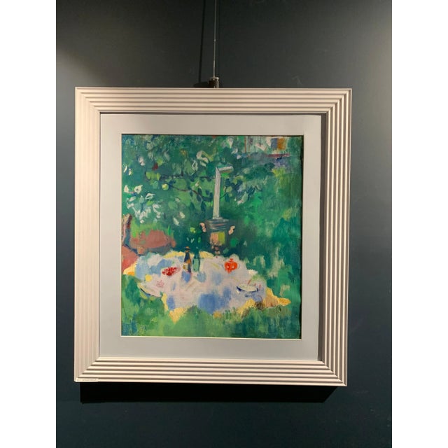 1980s Olga Bogaevskaja, Breakfast on the Lawn, 1989 For Sale - Image 5 of 8
