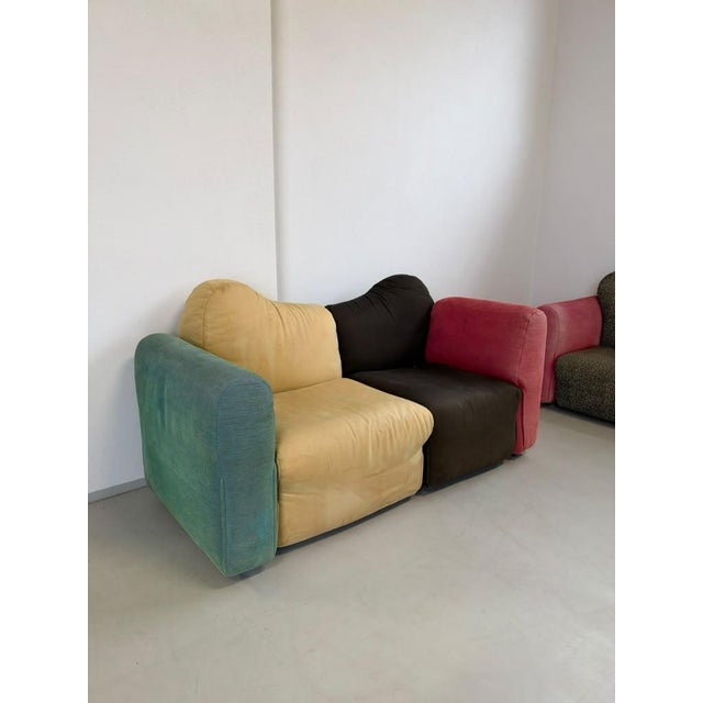 Postmodern Cannaregio Modular Sofa by Gaetano Pesce for Cassina, 1980s, Set of 6 For Sale - Image 3 of 9