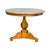 French 19th Century French Empire Walnut Pedestal Table with Round Marble Top and Tripod Base For Sale - Image 3 of 11
