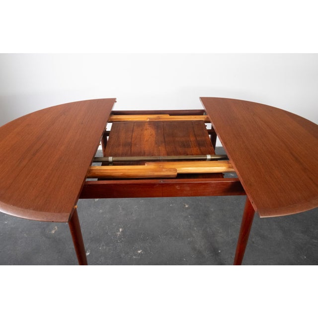Dining Table in Teak by Arne Hovmand-Olsen for Mogens Kold, 1960s For Sale - Image 6 of 18