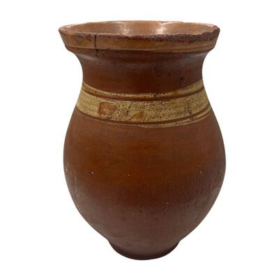 Antique Hungarian Folk Art Pottery For Sale - Image 4 of 5